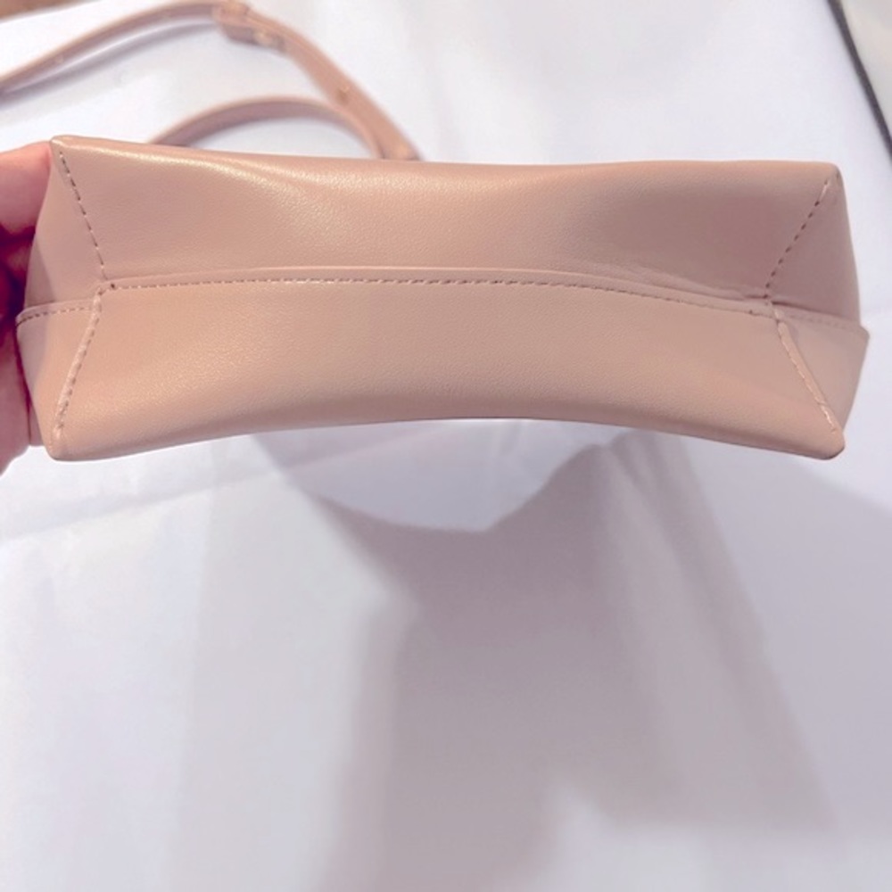 Anthropologie Pink Crossbody Bucket Bag - Picture 9 of 14